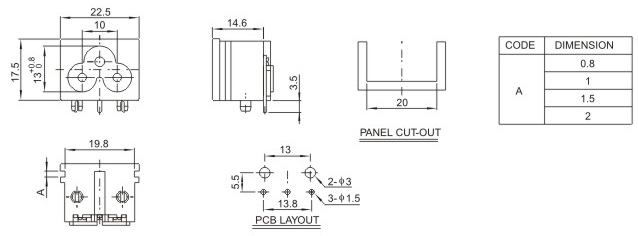 ACԴDB-6-1P4P3