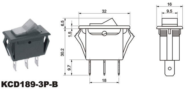 _(ki)P(gun)KCD189-3P-B